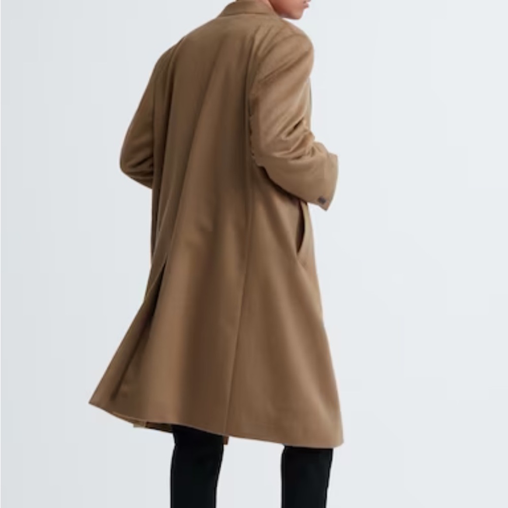 Uniqlo Men’s Wool Cashmere Chesterfield Coat